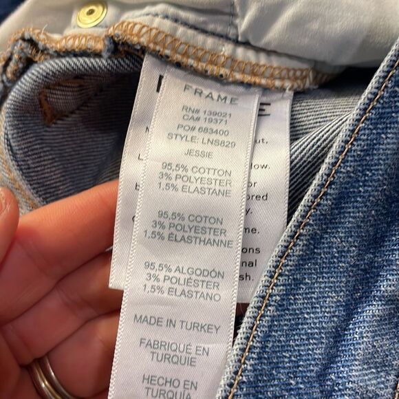 Frame Denim woman’s straight jeans - Picture 9 of 12